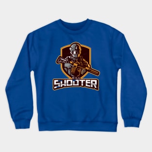 Battle ground shooter Crewneck Sweatshirt